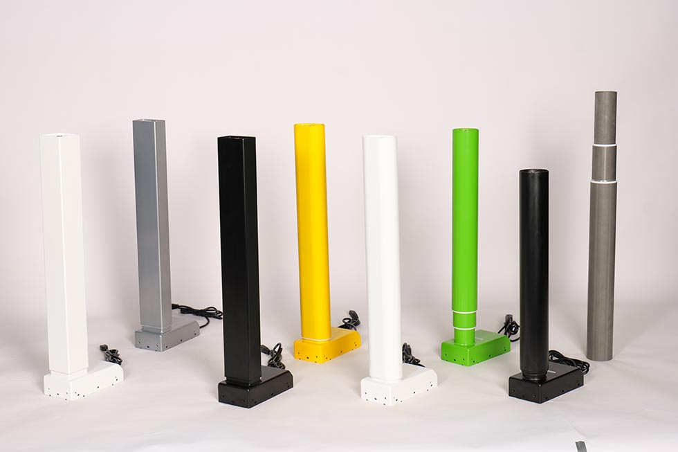 Round Electric Lift Table Legs