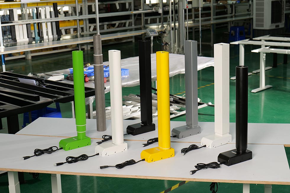 Round Electric Lift Table Legs